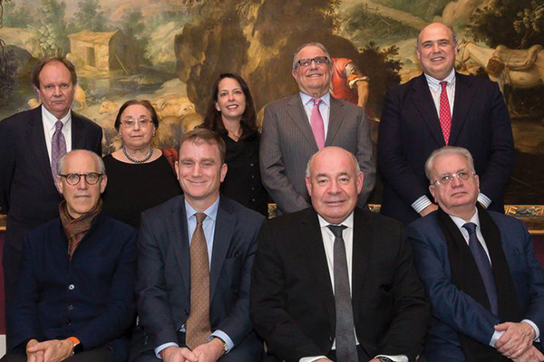 A group of museum officials at a conference